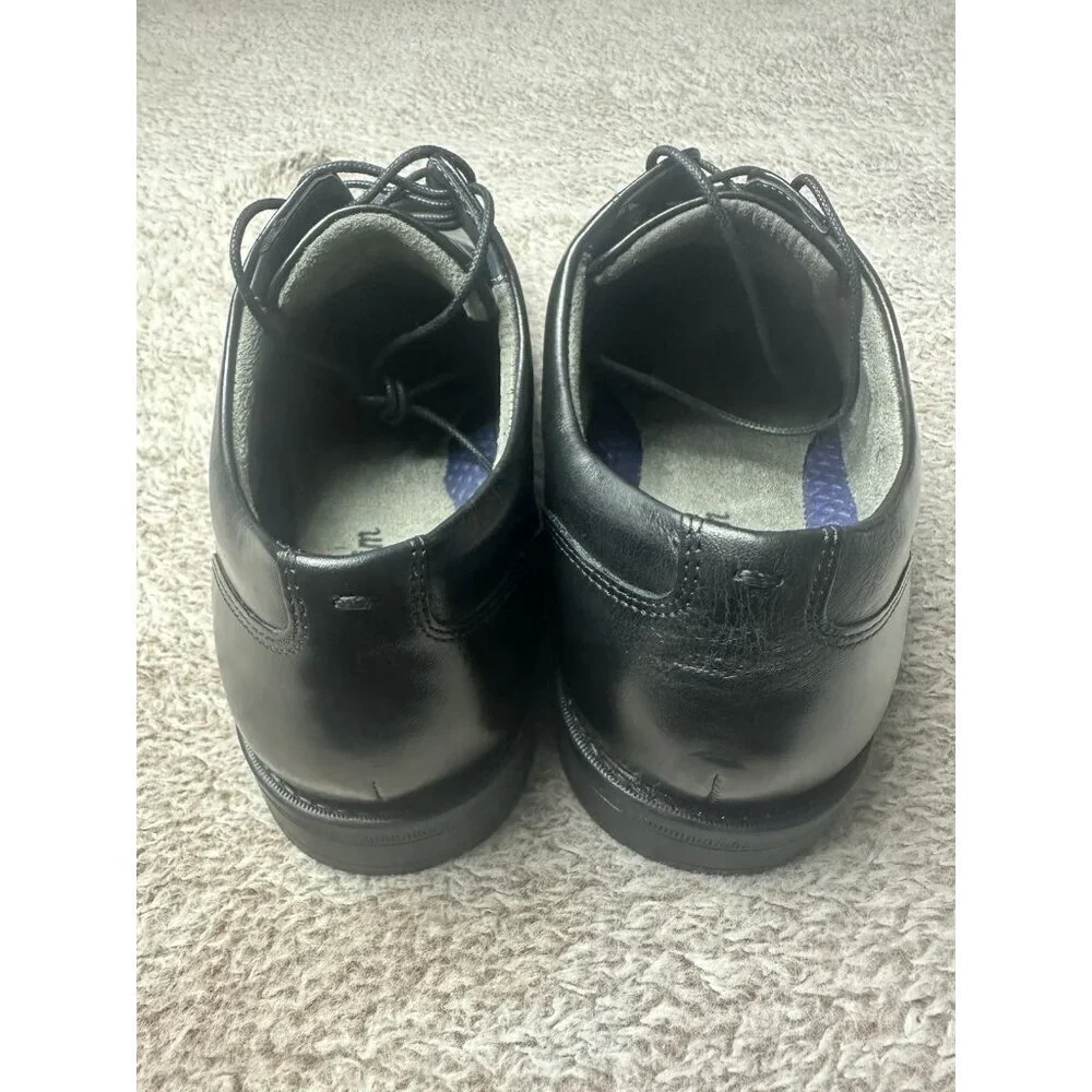Florsheim Men's Black Leather Oxford Dress Shoes Round Toe Flexsole 9 NWOB